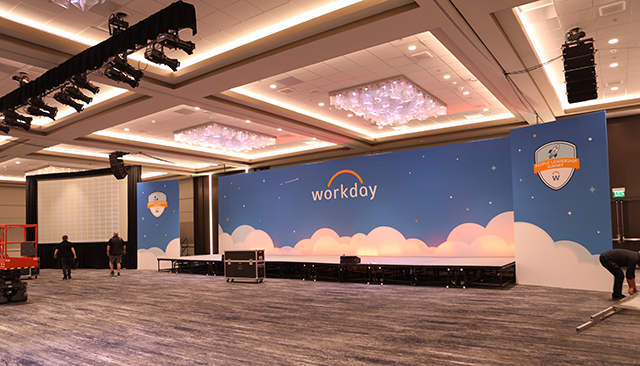 Workday cloud backdrop