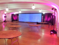 Install of a Metro Audio Visual event